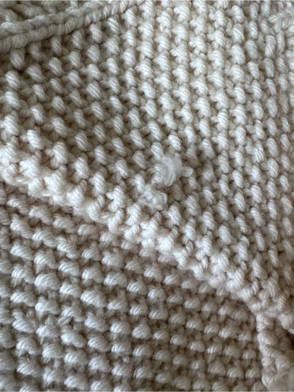 Abercrombie & Fitch Cream Cable Knit Babydoll Cardigan - Picture 10 of 11